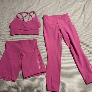 Lorna Jane Pink Activewear Set